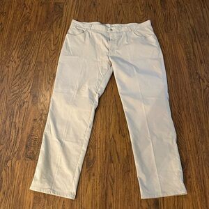 Peter Millar Cream Chinos Classic Straight-Leg